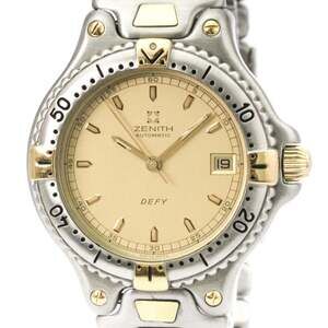 ZENITH Defy Gold Plated Steel Automatic Mens Watch 59.2000.462 Polished